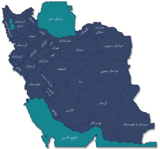 نقشه ایران